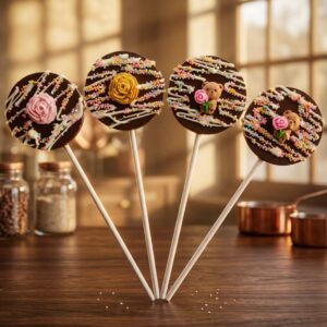 12 Chocolate Lollipop