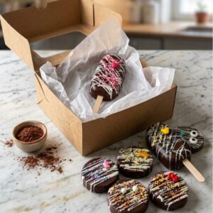 6 Cakesicles Cover with Chocolate